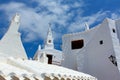 Binibequer Vell in Menorca Binibeca white village Sant Lluis Royalty Free Stock Photo