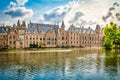Binnenhof building in the city centre of The Hague Den Haag, The Netherlands. Royalty Free Stock Photo