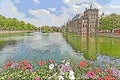 Binnenhof - Dutch Parliament and Government illustration Royalty Free Stock Photo