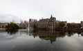 Binnenhof Inner Court building complex political centre Hofvijver lake pond The Hague Den Haag South Holland Netherlands Royalty Free Stock Photo