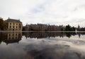 Binnenhof Inner Court building complex political centre Hofvijver lake pond The Hague Den Haag South Holland Netherlands Royalty Free Stock Photo