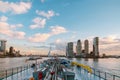 Binnenvaart, Translation Inlandshipping on the river Nieuwe Maas Rotterdam Netherlands during sunset hours, Gas tanker