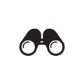 Binocular icon logo design template