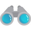 Binocular icon spy vision and discovery symbol