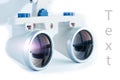 binocular loupes dentistry. Application of optics in the treatment of dental diseases. The concept of new technologies in medicine