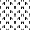 Binocular pattern, simple style