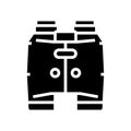 binocular tool glyph icon vector illustration Royalty Free Stock Photo