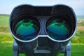 Binocular watch nature Royalty Free Stock Photo