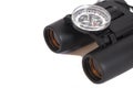 Binoculars and compass Royalty Free Stock Photo