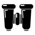 Binoculars explorer icon , simple style