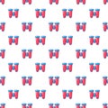Binoculars explorer pattern seamless Royalty Free Stock Photo
