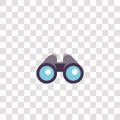 binoculars icon sign and symbol. binoculars color icon for website design and mobile app development. Simple Element from color