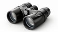 Binoculars isolated on white background. Generative AI Royalty Free Stock Photo