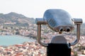 Binoculars for lookout on the sea Royalty Free Stock Photo