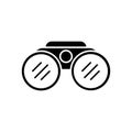 Binoculars vector icon