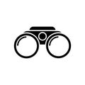 Binoculars vector icon