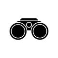 Binoculars vector icon