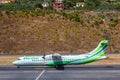 Binter Canarias ATR 72-600 airplane at Madeira Airport in Portugal