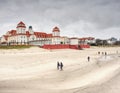 Binz, Germany 27th of January 2018. Kurhaus with promenade