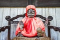 Binzuru statue in Daibutsu-den Todai-ji temple, Nara, Japan Royalty Free Stock Photo