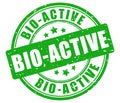 Bio-active rubber stamp Royalty Free Stock Photo