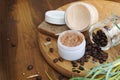 Bio cream, soap and scrub, natural cosmetics