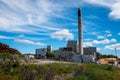 Bio energy plant in Hudiksvall Royalty Free Stock Photo