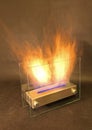 Bio fireplace Royalty Free Stock Photo