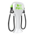 Bio fuel concept with petrol pump machine.