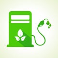 Bio fuel concept with petrol pump machine