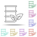 bio fuel outline icon. Elements of Ecology in multi color style icons. Simple icon for websites, web design, mobile app, info Royalty Free Stock Photo