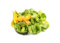 Bio Garbage, Vegetable Waste Isolated, Potato Peel, Brussels Sprouts Peeling, Pumpkin Waste Royalty Free Stock Photo