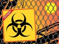 Bio hazard sign. Royalty Free Stock Photo