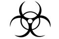 Bio-hazard symbol tribal tattoo