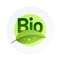 Bio label Royalty Free Stock Photo