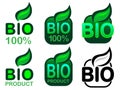 Bio Product and Bio 100% Icon / Seal