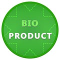 Bio product label Royalty Free Stock Photo