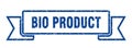 bio product ribbon. bio product grunge band sign. Royalty Free Stock Photo