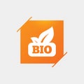 Bio product sign icon. Leaf symbol. Royalty Free Stock Photo