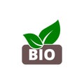 Bio product sign icon. Leaf symbol Royalty Free Stock Photo