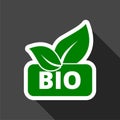 Bio product sign icon. Leaf symbol Royalty Free Stock Photo