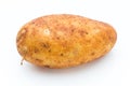 A bio russet potato isolated white background Royalty Free Stock Photo