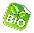 Bio sticker Royalty Free Stock Photo