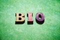 Bio word view Royalty Free Stock Photo