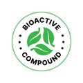 BioActive product formula recipe vector icon logo badge