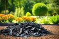 Biochar is added to the soil when planting plants in gardens and orchards. Biochar increases the carbon content of the soil,