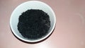 Biochar derived from sewage sludge Royalty Free Stock Photo