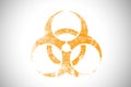 Biochemical Bio hazard industrial sign logo