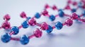 Biochemical Molecules in Detail: A Close-up Look at Molecular Structure Royalty Free Stock Photo