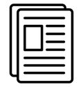 Biodata Isolated Vector Icon that can be easily modified or edit